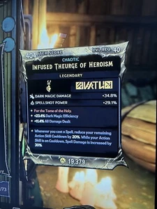 PS/XBOX/PC Tiny Tina's Wonderlands SPELLSHOT ""THEURGE"" AMULETT Level 40 chaotisch - Bild 1 von 1