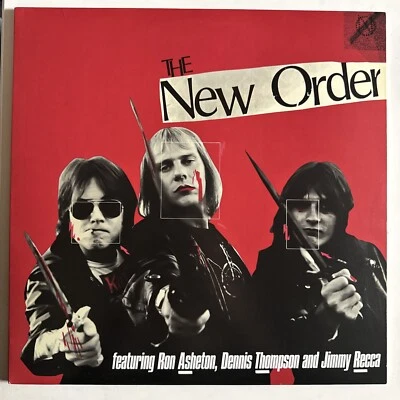 New Order - The New Order - Vinyl LP Colored Vinyl, Red, Deluxe- Like New - Image 1 of 3