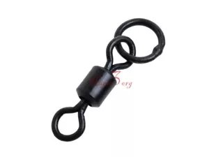 Attacco terminale pesca carpa mini micro gancio anello girevole Chod Rig misura #4 #7 - Foto 1 di 10
