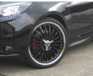 4x Spinner Osłona piasty Osłona piasty Chromowana pokrywa obręczy US Car Uniwersalna - Zdjęcie 1 z 9