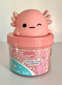 SQUISHMALLOWS Archie The Axolotl Premium Cotone Candy Profumato Fluffy Cloud Slime - Foto 1 di 13