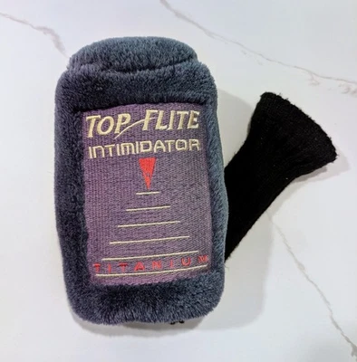 Cubierta de cabeza de palo de golf suave de felpa azul de titanio Top Flite Intimidator #7 Foto 1 de 4