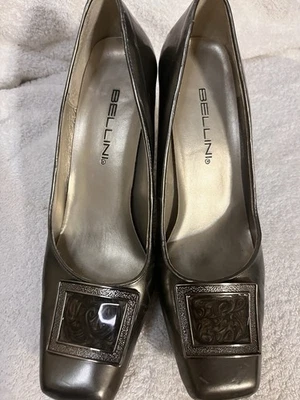 Zapatos de salón Bellini para mujer 7,5 Kallie negros charol sintético Foto 1 de 4