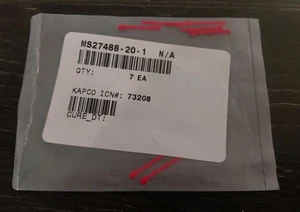 MS27488-20-1 Militär Standard Enddichtung elektrischer Anschlussstecker (7 insgesamt) - Bild 1 von 3