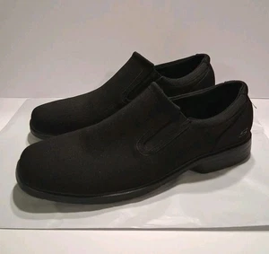 Skechers “Walson” Men’s Sz: 12 Black Dress Knit Relaxed Slip On Loafers Shoes  - Picture 1 of 10