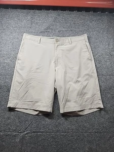 Grand  Slam Mens 38 Flex Waistband Golf Shorts Poly Stretch Tan  - Picture 1 of 10
