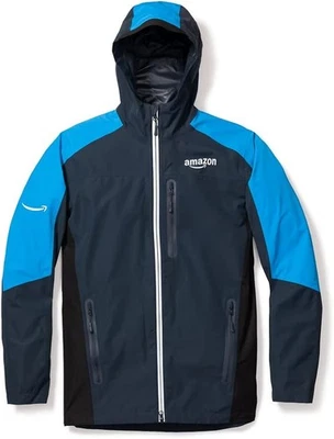 Amazon Lightweight Rain Shell Jacket 3XL Full Zip Reflective Lined Luly Yang - Image 1 of 4