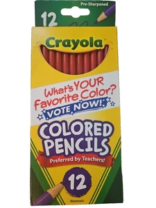Crayola Colored Pencils 12 Count Red - Picture 1 of 4