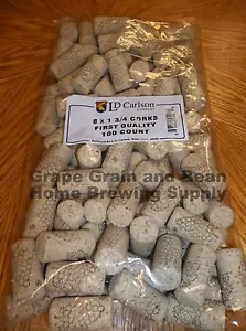 Wine Corks #8 1-3/4 First Quality 100 count - Picture 1 of 1