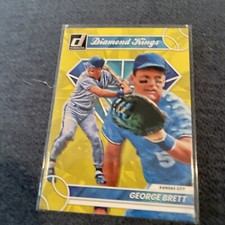 2023 Panini Donruss Diamond Kings Yellow Foil #5 George Brett