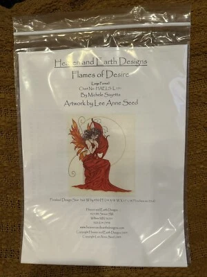 Heaven And Earth Designs Cross Stitch “Flames Of Desire” Lee Anne  HAELSL 151 - Image 1 of 2