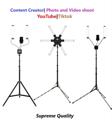 GLO Lamp TRENDING LED light weight Portable tripod  Photo YouTube Tiktok - Image 1 of 4