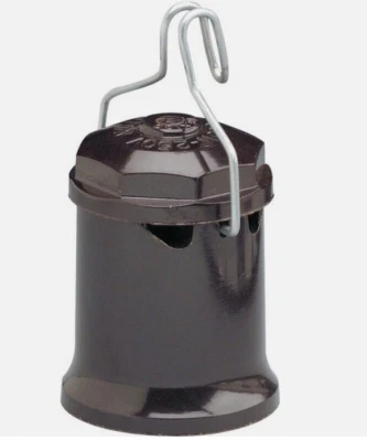 Soporte de lámpara Leviton 167, 250V, 660W, contacto de cobre, material fenólico de la carcasa Foto 1 de 4