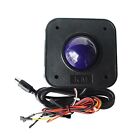 43Mm Round Purple Ps/2 Pcb Connector Trackball Mouse With Screws Arcade Game
