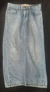 LEVIS 550 Boys Blue Jeans Sz 16 Reg Relaxed Fit 28/28 Medium Wash - Picture 1 of 5