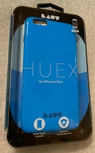 New Blue LAUT iPhone 6+ Plus Case HUEX Protective Casing w/ Screen Guard - Picture 1 of 4