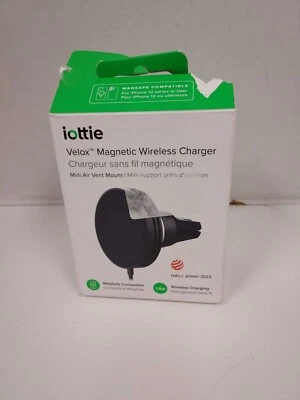 Магнитное беспроводное зарядное устройство для телефона Iottie Velox с креплением на вентиляционную решетку Mini - Изображение 1 из 4