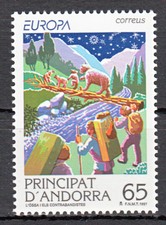 Briefmarken Europa Andorra (sp.. Post) CEPT ** 1997 Michel 253 Versand 0 EUR