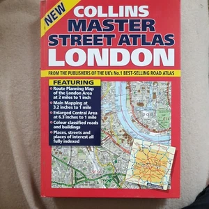 Collins Master Street Atlas London 1997 Edition - Picture 1 of 7