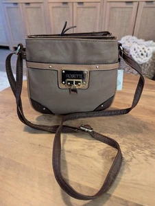 Rosetti Tan Crossbody Small Purse Brown w Gold Accents Card Holders Handbags NWT - Picture 1 of 8
