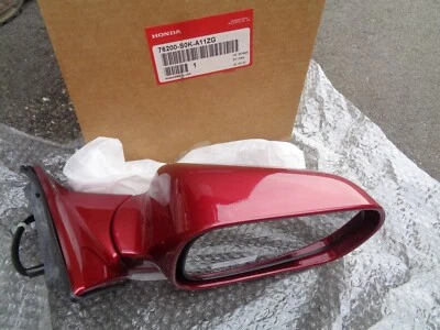 Nuevo de Lote Antiguo Honda 76200-S0k-A11Zg 1999 2000 2001 Acura TL ESPEJO DERECHO ROJO FUEGO NUEVO OEM Foto 1 de 4