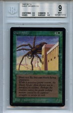 MTG Beta Giant Spider BGS 9.0 (9) Mint Card Magic Amricons 1212