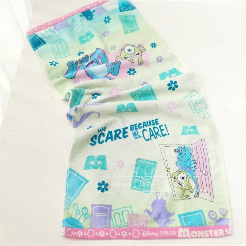 Toalla de baño facial de algodón Sully Mike 80*34 cm Disney para niños/adultos Monsters Inc Foto 1 de 3