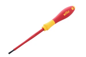 Wiha 32015 Insulated SoftFinish Slotted Screwdriver 3.5mm x 100mm - Picture 1 of 1
