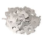 Premium Nickel Plated Sheets 50Pcs U Shaped Nickel Sheets for 4S Battery Pack