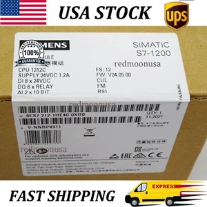 New Siemens SIMATIC S7-1200 CPU 1212C 6ES7212-1HE40-0XB0 6ES72121HE400XB0 - Picture 1 of 3
