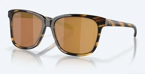 Costa Del Mar MAY Tortoise / Gold Mirror Polarized Glass 580G - BRAND NEW - Picture 1 of 5