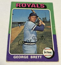 1975 Topps - #228 George Brett Rookie Card Royals