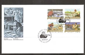 Canada SC # 1491-1494 Folk Songs FDC. Canada Post - Picture 1 of 1