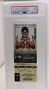 2017 DESHAUN WATSON LEONARD FOURNETTE rookie rc DEBUT ticket Houston Texans PSA - Picture 1 of 8