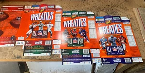 Beautiful Set of 3)UNUSED UNFOLDED 1996 Wheaties Boxes NFL QB RB WR Marino Elway - Picture 1 of 8