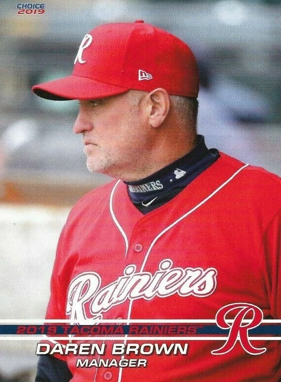 2019 Tacoma Rainiers Daren Young Mariners - Image 1 of 1