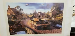 Tigers In Normandy By Nicolas Trudgian Limited Edition Print German Tank WWII  - Picture 1 of 7