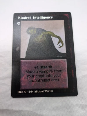 Kindred Intelligence Jyhad Vampire The Eternal Struggle Rare Card - Image 1 of 4