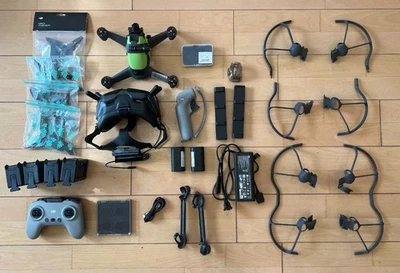 Dji Fpv Drone (4 Batteries) Partially Modified With Case Racing Aerial - Image 1 of 4