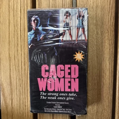 Caged Women - VHS VCR 1997 Women's Prison - Image 1 of 4