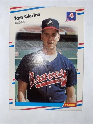 Fleer Tom Glavine Rookie RC 1988 #539 - Atlanta Braves  Foto 1 de 2
