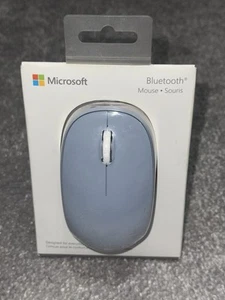 Microsoft Wireless Bluetooth Mouse Pastel Blue RJN-00013 Ambidextrous RARE NEW! - Picture 1 of 7