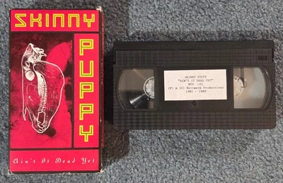 Skinny Puppy VHS Ain't It Dead Yet Live In Toronto 1987  - Image 1 of 2