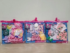 3 x Barbie Fashion Pack Jurassic World Summer Dresses Bundle Pack DMG PKG - Picture 1 of 5