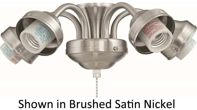 Craftmade Universal Fan 5-Light Fitter, LED 45 Total Watts, Aged Bronze Textured - Image 1 of 1