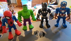 Hasbro Marvel Super Hero Adventures 5" figuras paquete x 4 2018 PANTHER HULK - Imagen 1 de 5