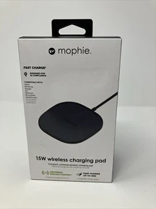 Mophie 15W Fast Charge Wireless Charging Pad for iPhones & Galaxy Phones - Picture 1 of 4