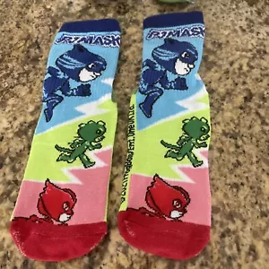 2 Pair PJ MASKS Sky Zone Trampoline Park Non-Slip Grip Bottom Ankle Child Socks - Picture 1 of 7