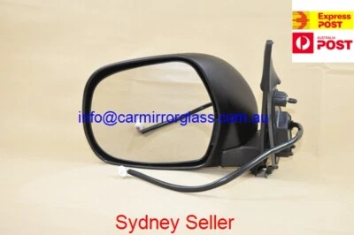 NEW DOOR MIRROR FOR TOYOTA HIACE 2005-2013 (Left side,BLACK, ELECTRIC) — 第 1/4 张图片