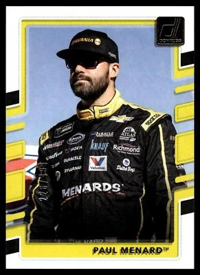 2018 Donruss Racing Gold Foil #58 Paul Menard #226/499 - Image 1 of 2